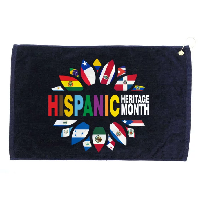 Hispanic Heritage Month Grommeted Golf Towel