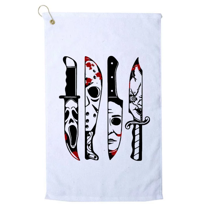 Halloween Horror Movie Characters Platinum Collection Golf Towel