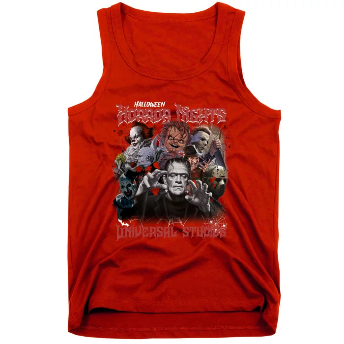 Halloween Horror Nights Universal Horror Characters Halloween Myers Tank Top