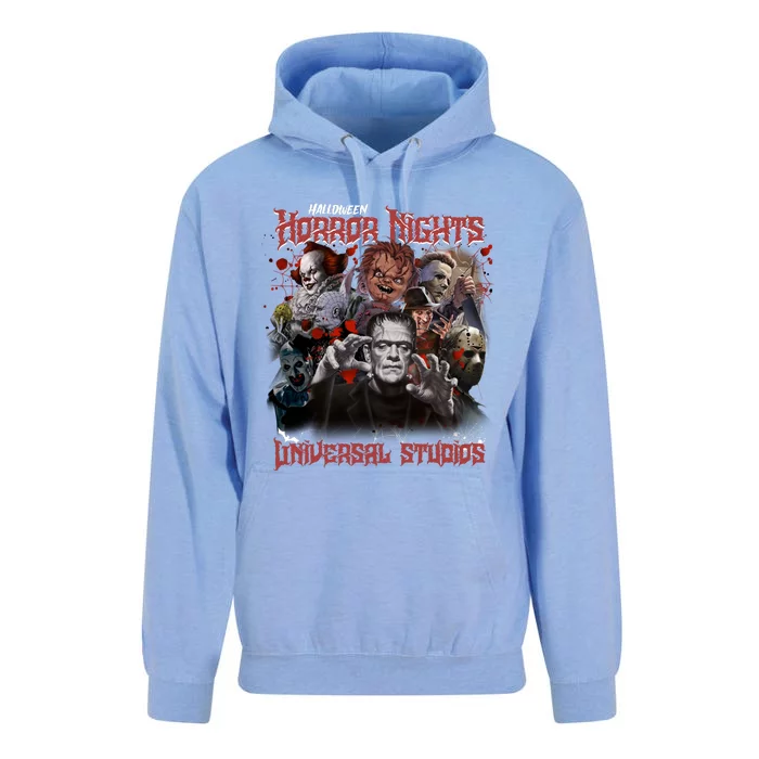 Halloween Horror Nights Universal Horror Characters Halloween Myers Unisex Surf Hoodie