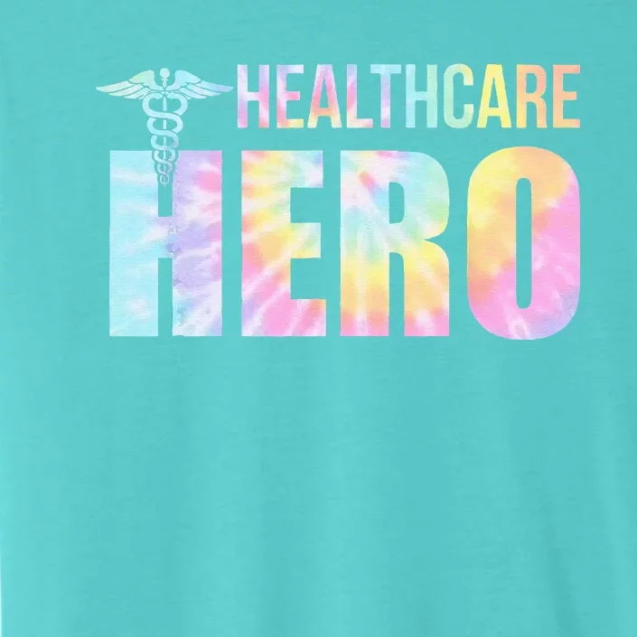 Healthcare Hero Nurse Doctor Frontline Essential Wor Tie Dye ChromaSoft Performance T-Shirt