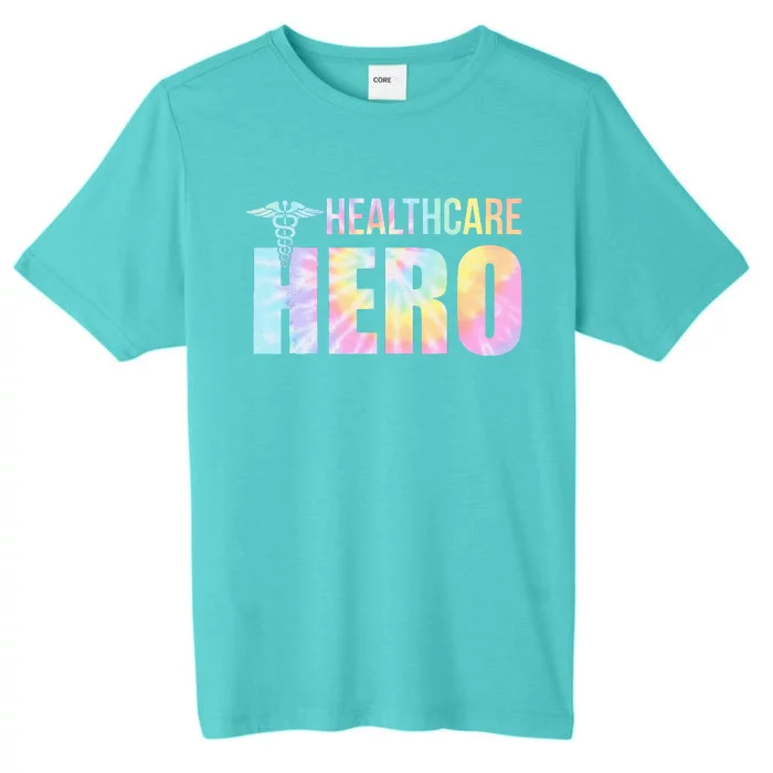 Healthcare Hero Nurse Doctor Frontline Essential Wor Tie Dye ChromaSoft Performance T-Shirt