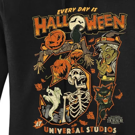 Halloween Horror Nights Hhn Every Day Is Halloween Women's Pullover Hoodie