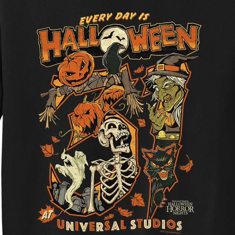 Halloween Horror Nights Hhn Every Day Is Halloween Tall Sweatshirt