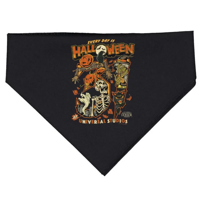 Halloween Horror Nights HHN Every Day Is Halloween Premium USA-Made Doggie Bandana