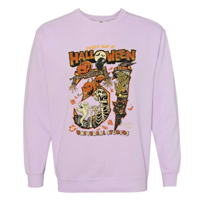 Halloween Horror Nights HHN Every Day Is Halloween Premium Garment-Dyed Sweatshirt