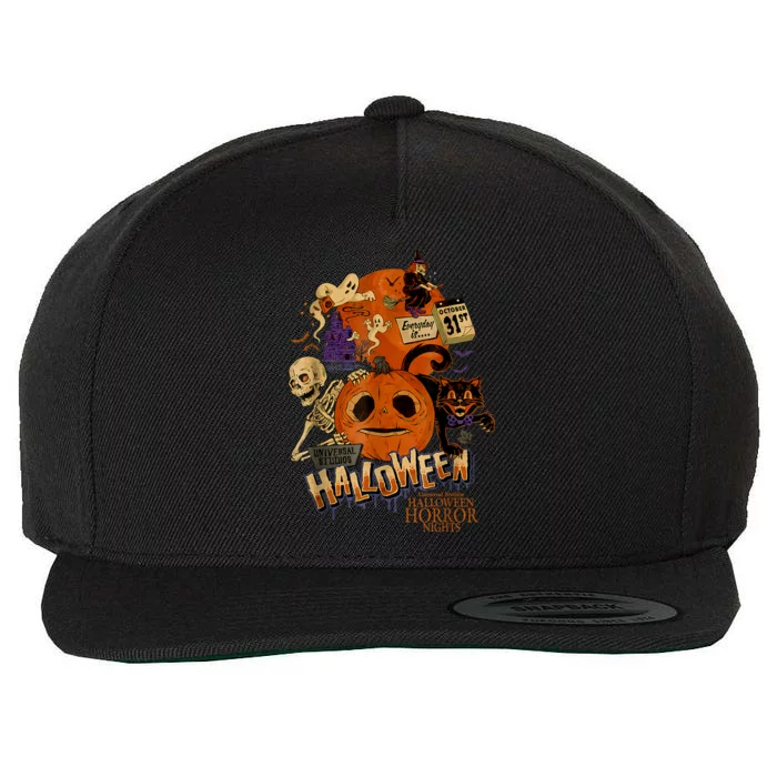 Halloween Horror Nights HHN Lil Boo Wool Snapback Cap