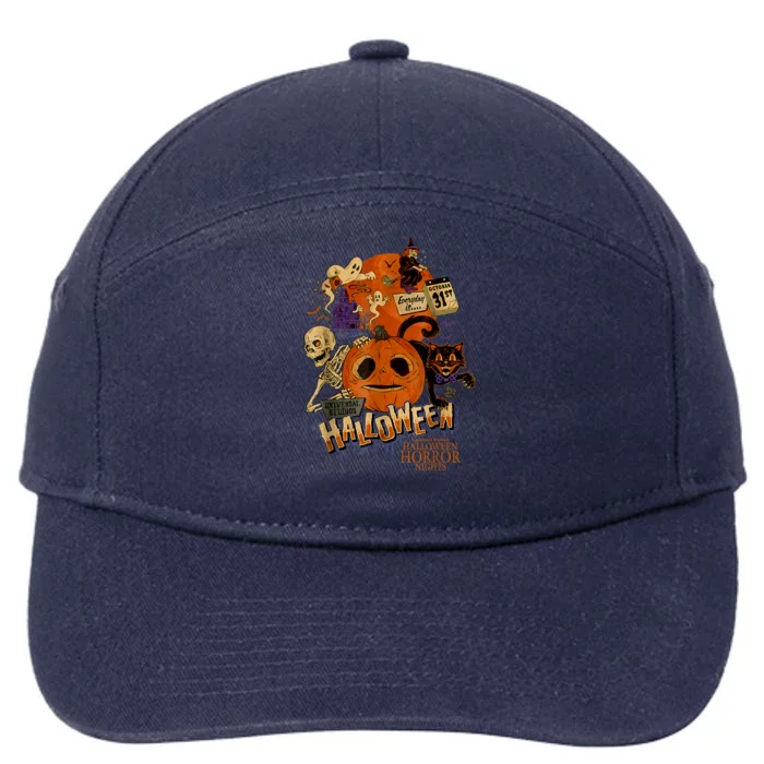 Halloween Horror Nights HHN Lil Boo 7-Panel Snapback Hat