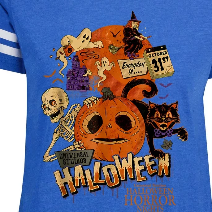 Halloween Horror Nights HHN Lil Boo Enza Ladies Jersey Football T-Shirt