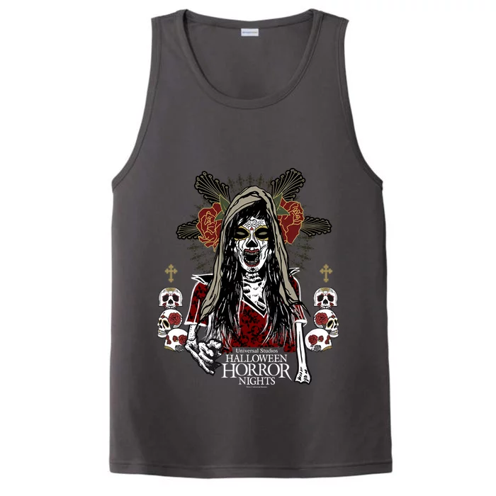 Halloween Horror Nights Day Of The Dead Dia De Los Muertos Performance Tank