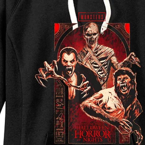 Halloween Horror Nights HHN Universal Monsters Women's Fleece Hoodie