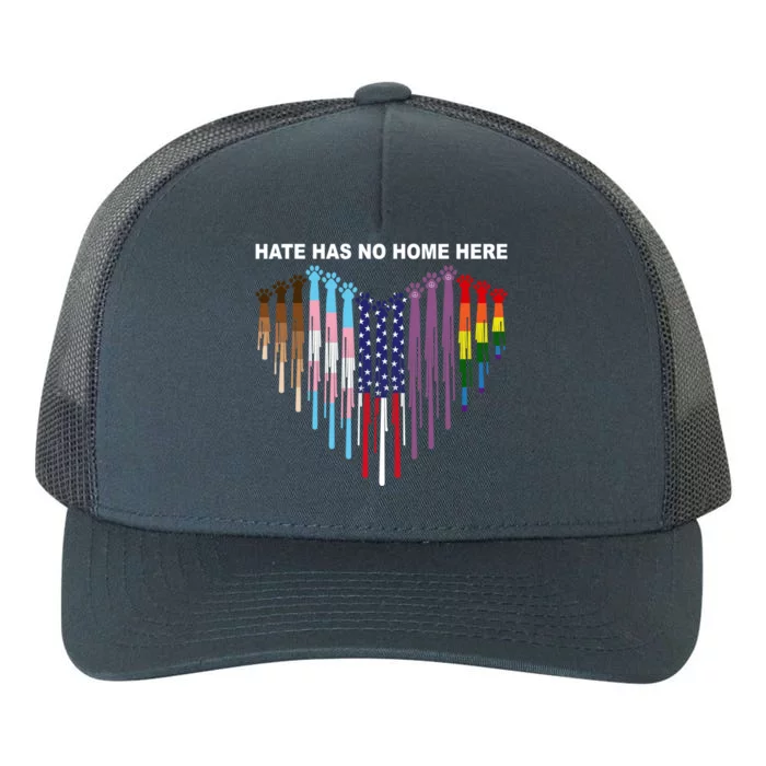 Hate Has No Home Cool Gift Equality Kindness Love Peace Hope Funny Gift Yupoong Adult 5-Panel Trucker Hat