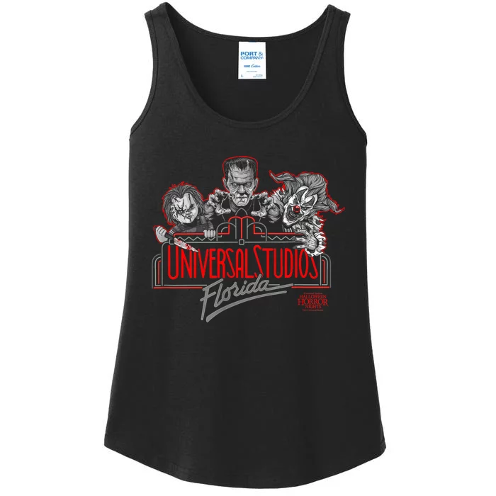 Halloween Horror Nights HHN Florida Marquee Ladies Essential Tank