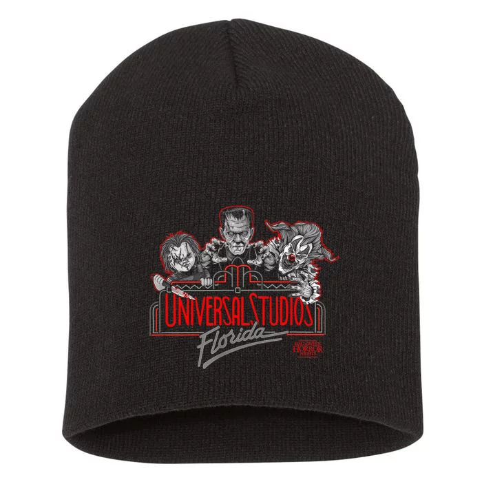 Halloween Horror Nights HHN Florida Marquee Short Acrylic Beanie