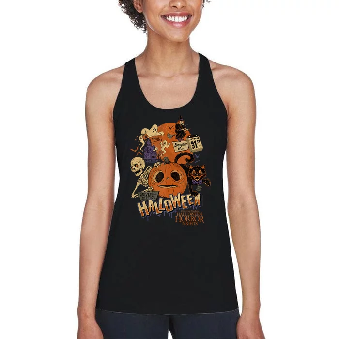 Halloween Horror Nights HHN Lil Boo Women's Racerback Tank