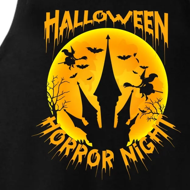 Halloween Horror Night Ladies Tri-Blend Wicking Tank