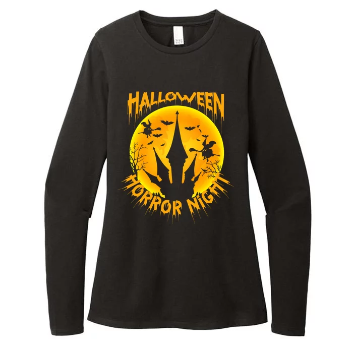 Halloween Horror Night Womens CVC Long Sleeve Shirt