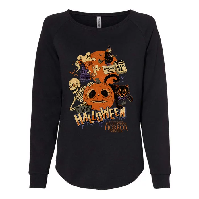 Halloween Horror Nights HHN Lil Boo Womens California Wash Sweatshirt