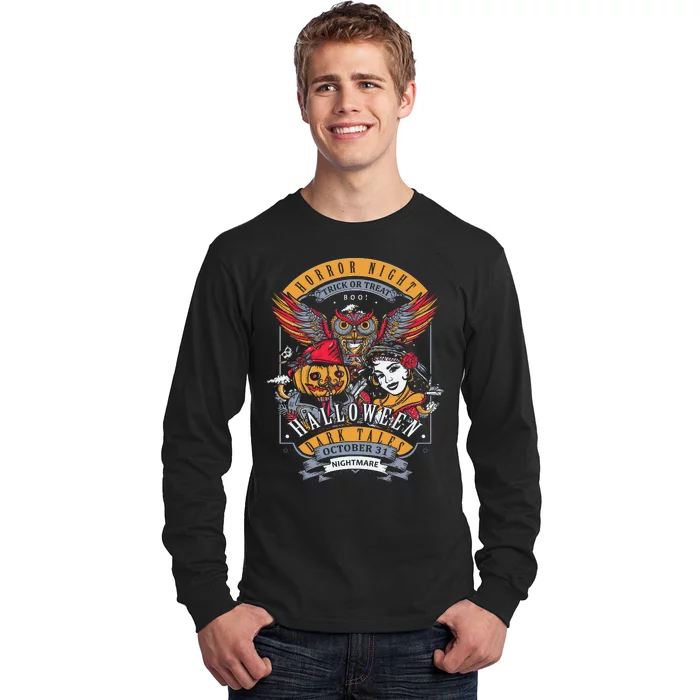 Halloween Horror Night Long Sleeve Shirt