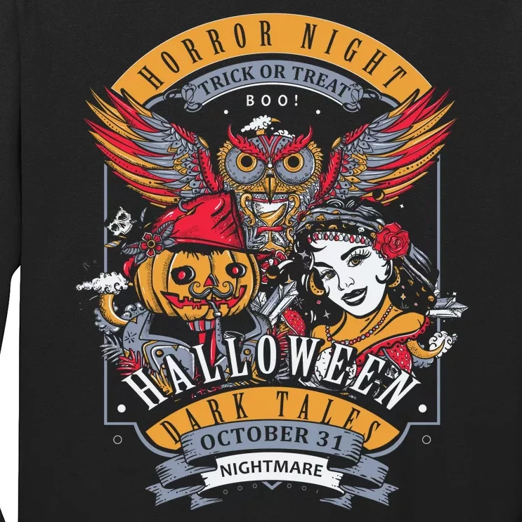 Halloween Horror Night Long Sleeve Shirt