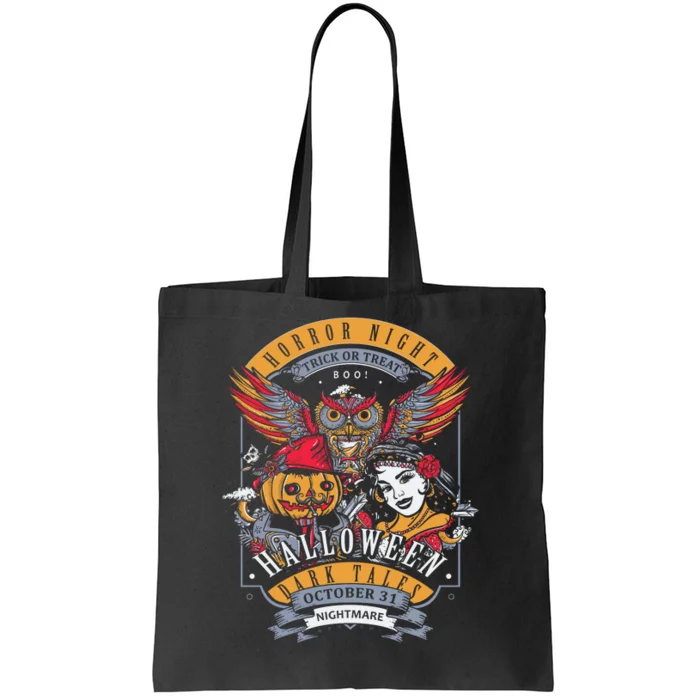 Halloween Horror Night Tote Bag