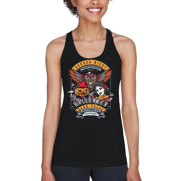 Halloween Horror Night Women's Racerback Tank