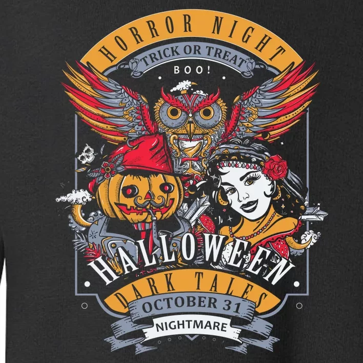 Halloween Horror Night Toddler Sweatshirt