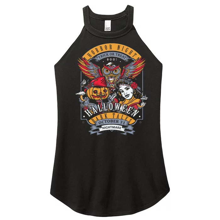 Halloween Horror Night Women’s Perfect Tri Rocker Tank