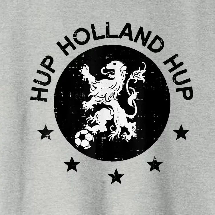 Hup Holland Netherlands Orange Soccer Women's Crop Top Tee