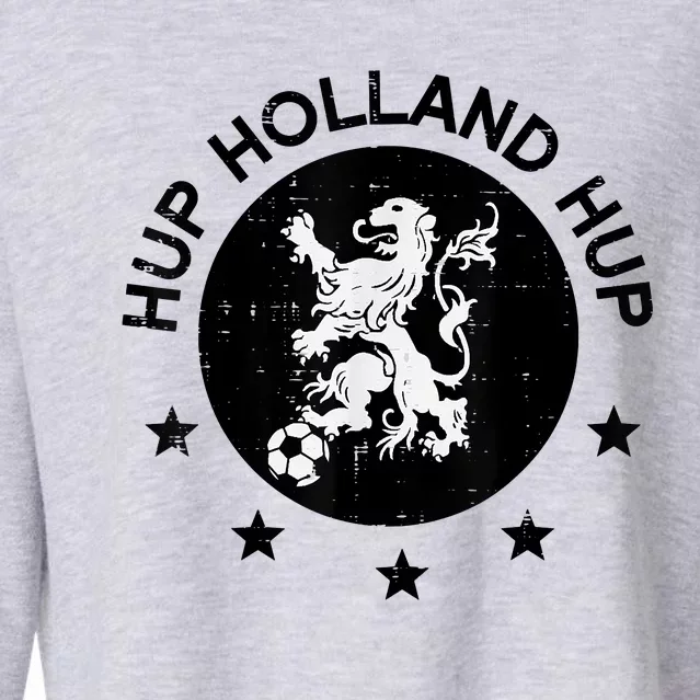 Hup Holland Netherlands Orange Soccer Cropped Pullover Crew