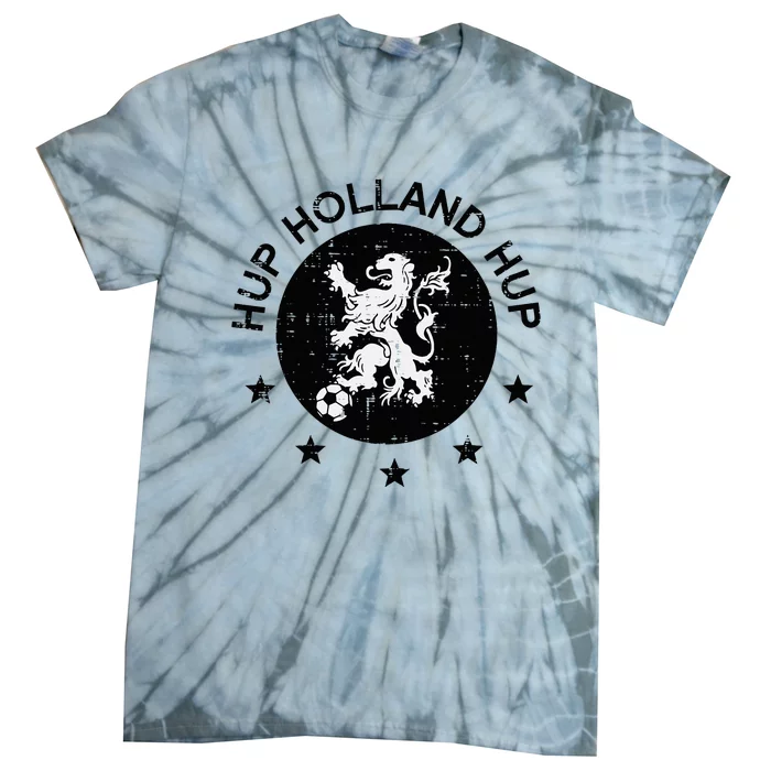 Hup Holland Netherlands Orange Soccer Tie-Dye T-Shirt