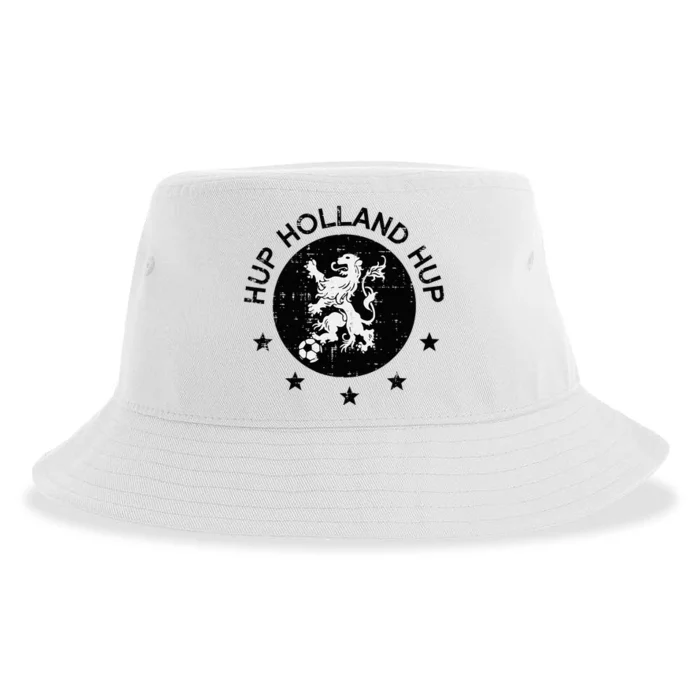 Hup Holland Netherlands Orange Soccer Sustainable Bucket Hat