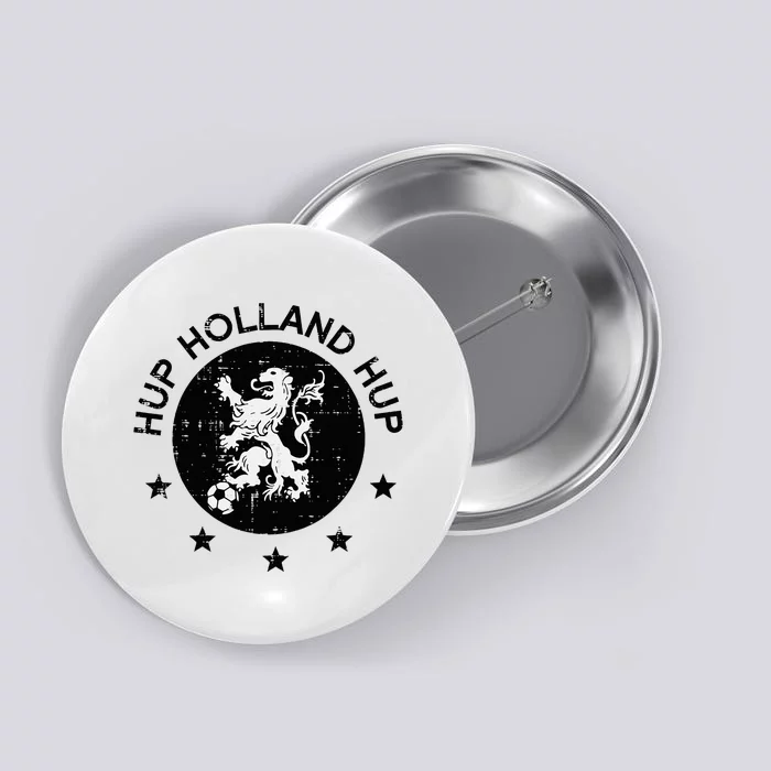 Hup Holland Netherlands Orange Soccer Button