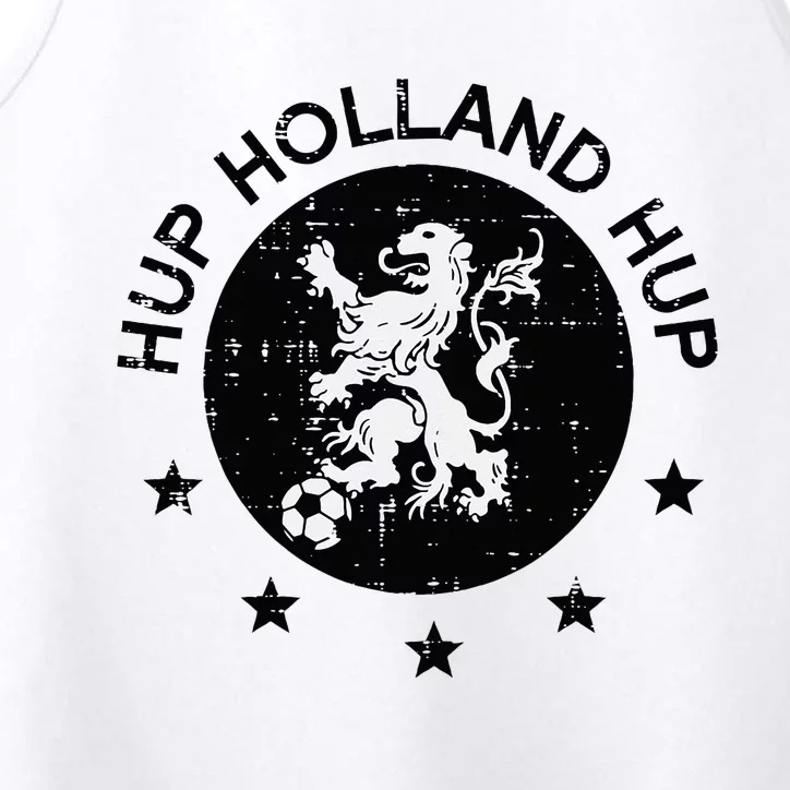 Hup Holland Netherlands Orange Soccer Performance Tank