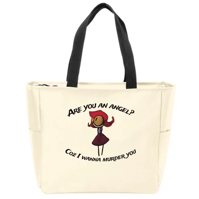 Hazbin Hotel Niffty Zip Tote Bag