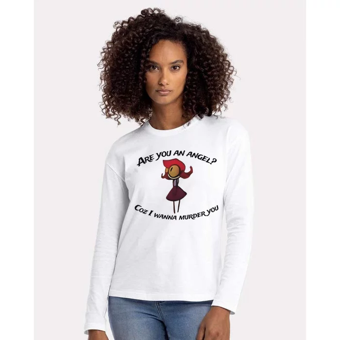 Hazbin Hotel Niffty Womens Cotton Relaxed Long Sleeve T-Shirt