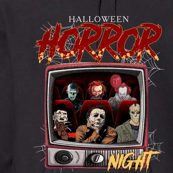 Halloween Horror Nights Movie Characters Halloween Scary Movies= Premium Hoodie