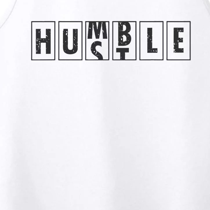 Humble Hustle Odometer Style Graphic Design Performance Tank