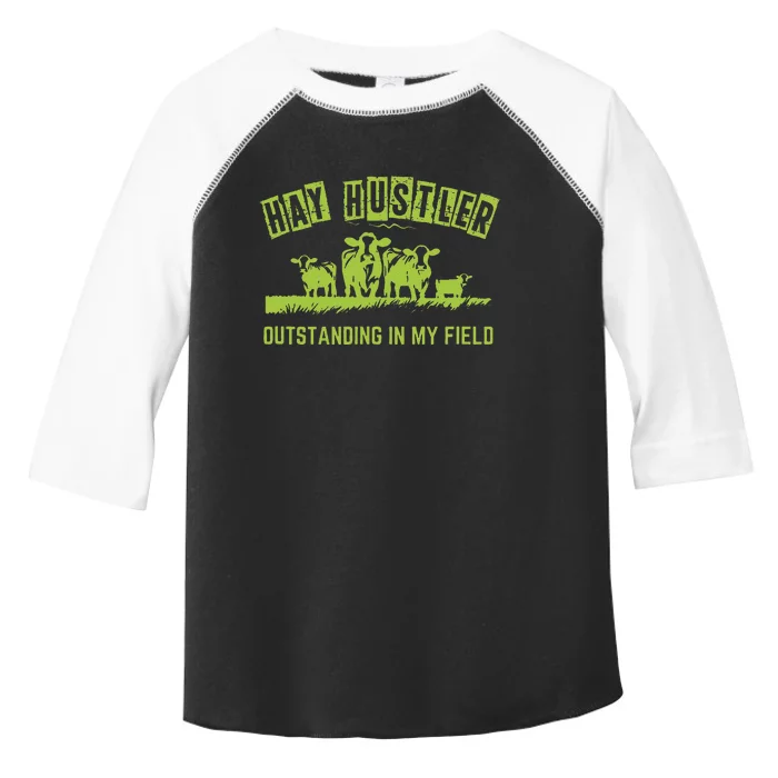 Hay Hustler Outstanding In My Field Toddler Fine Jersey T-Shirt