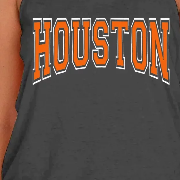 Houston Women's Knotted Racerback Tank