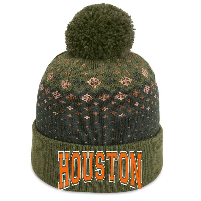 Houston The Baniff Cuffed Pom Beanie