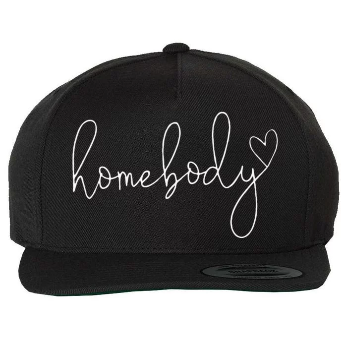 Homebody Wool Snapback Cap