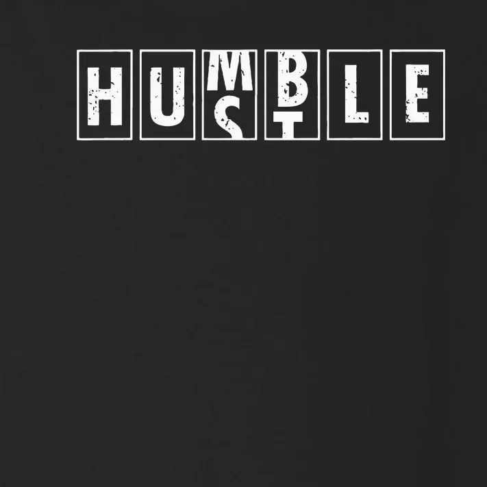 Humble Hustle Odometer Style Graphic Design Toddler Long Sleeve Shirt