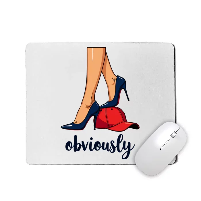 High Heels Obviously Kamala Harris Walz 2024 Madam President Mousepad