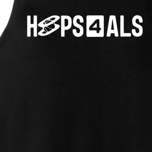 Hoops4als Ladies Tri-Blend Wicking Tank