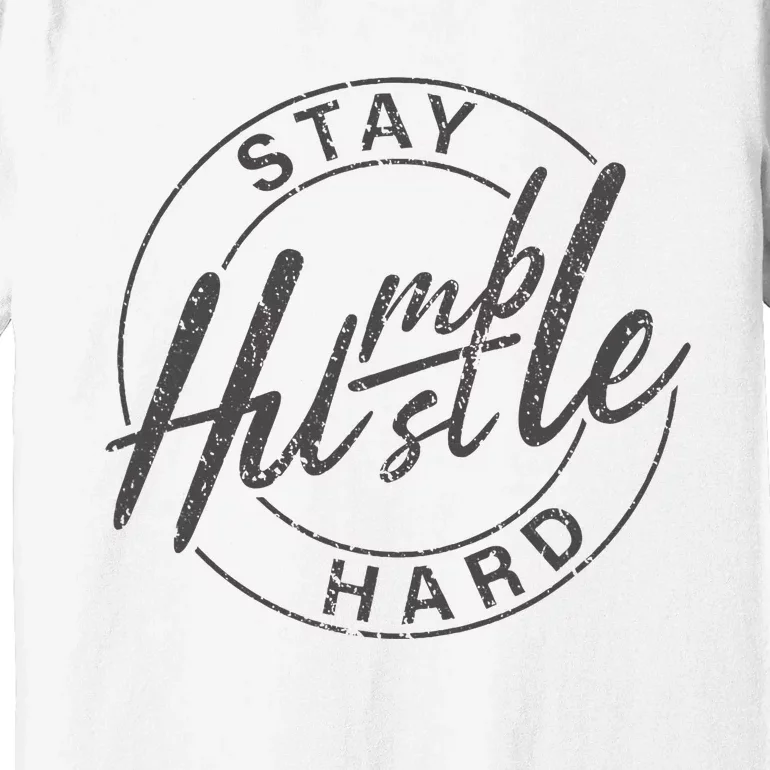 Humble Hustle Odometer Style Premium T-Shirt