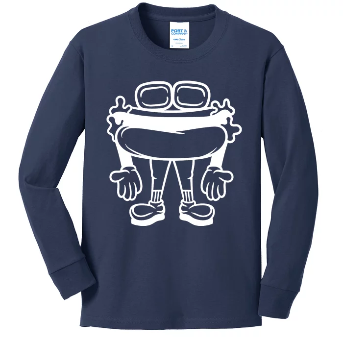 Hotdog Kids Long Sleeve Shirt