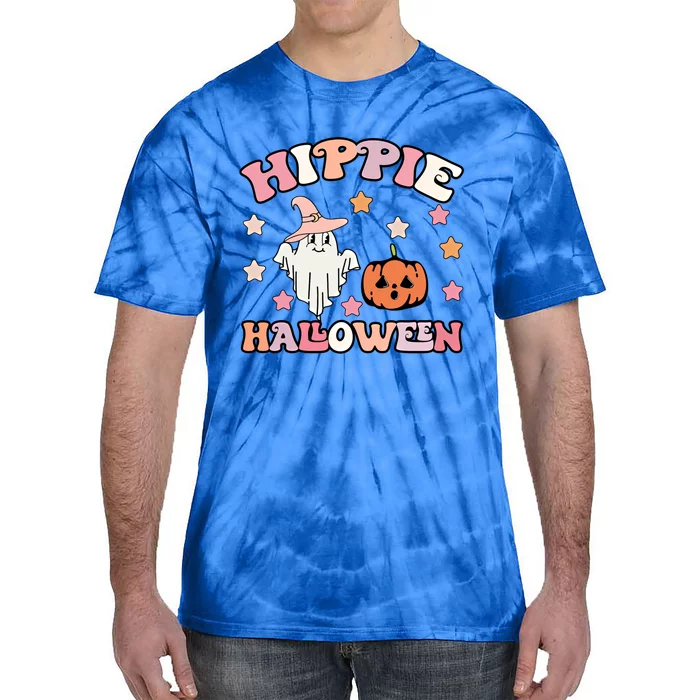 Happy Halloween Pumpkin Spooky Season Boo Squad Halloween Gift Tie-Dye T-Shirt