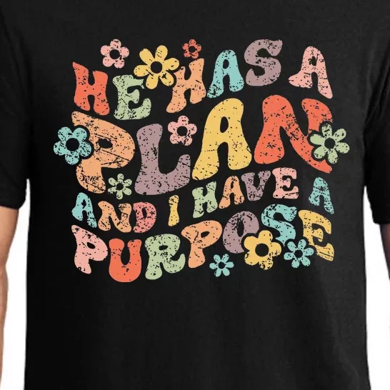 He hasa plan and i have a purpose faith jesus bible Pajama Set