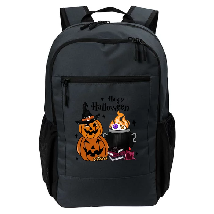 Happy Halloween Potluck Pumpkin Witch Spooky Graphic Plus Size Party Daily Commute Backpack